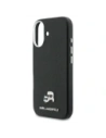 Etui Karl Lagerfeld Karl & Choupette Head Pins Saffiano MagSafe do Apple iPhone 17 czarny