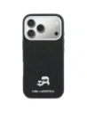 Etui Karl Lagerfeld Karl & Choupette Head Pins Saffiano MagSafe do Apple iPhone 17 Pro czarny