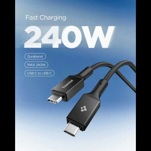 Kabel Spigen EB24015CC Essential USB-C Cable 240W 150cm Black