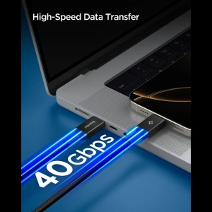 Kabel Spigen EB24015CC Essential USB-C Cable 240W 150cm Black