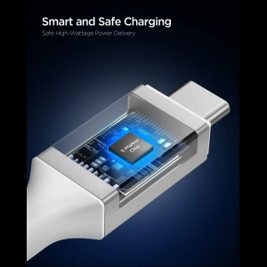 Kabel Spigen EB24015CC Essential USB-C Cable 240W 150cm White