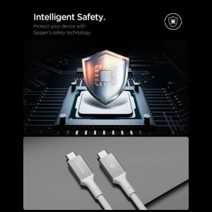 Kabel Spigen EB24015CC Essential USB-C Cable 240W 150cm White