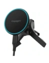 Uchwyt samochodowy do kratki z ładowarką Spigen EV15MAQ Essential Magnetic MagSafe Vent Car Mount Wireless Charger 15W QI2 Black