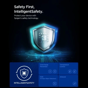 Ładowarka bezprzewodowa Spigen EF323MQ Essential 3in1 Magnetic MagSafe Wireless Charger 25W Qi2.2 Black