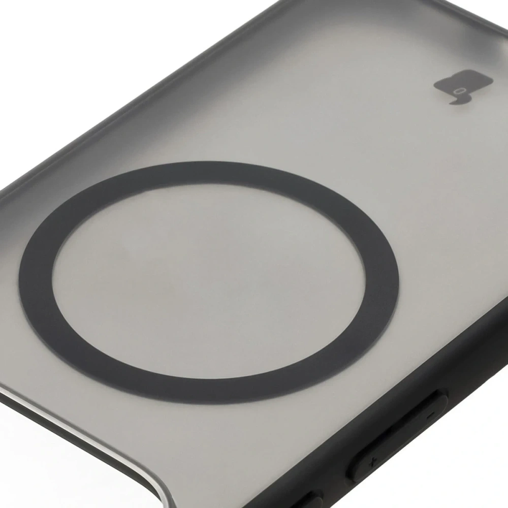 Etui z pierścieniem magnetycznym + szkło hartowane Bizon MatteO Pack do Google Pixel 10 / 10 Pro przydymione-czarne