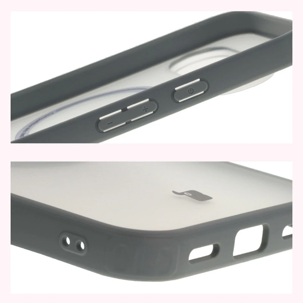 Etui z pierścieniem magnetycznym + szkło hartowane Bizon MatteO Pack do Google Pixel 10 / 10 Pro przydymione-szare