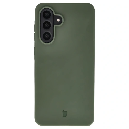 Etui z recyklingu Bizon Case ReLeaf do Samsung Galaxy A56 5G ciemnozielone
