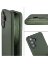 Etui z recyklingu Bizon Case ReLeaf do Samsung Galaxy A56 5G ciemnozielone