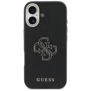 Etui Guess FW Resin Logo do Apple iPhone 17 czarny