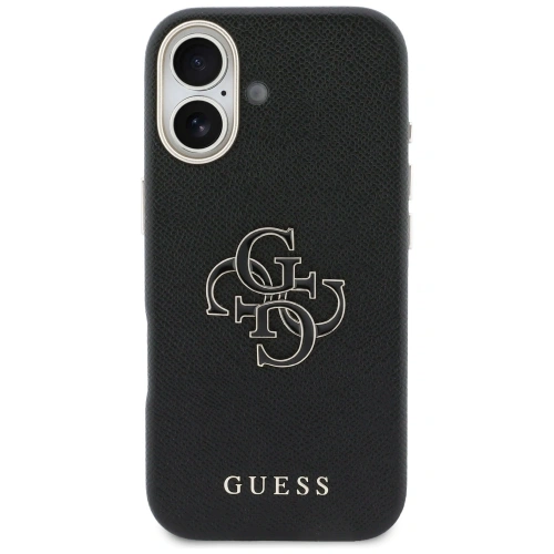 Etui Guess FW Resin Logo do Apple iPhone 17 czarny