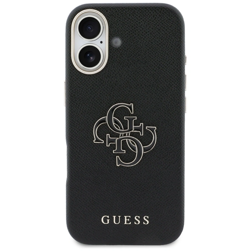 Etui Guess FW Resin Logo do Apple iPhone 17 czarny