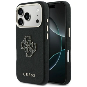 Etui Guess FW Resin Logo do Apple iPhone 17 Pro Max czarny