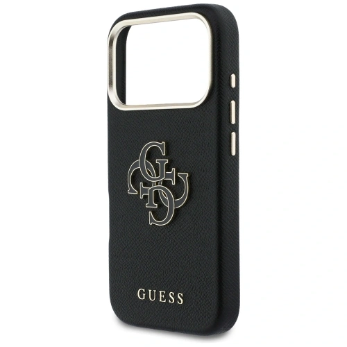 Etui Guess FW Resin Logo do Apple iPhone 17 Pro Max czarny