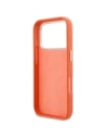 Etui Guess FW Resin Logo do Apple iPhone 17 Pro Max pomarańczowy