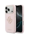 Etui Guess FW Resin Logo do Apple iPhone 17 Pro różowy