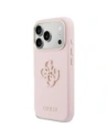 Etui Guess FW Resin Logo do Apple iPhone 17 Pro różowy