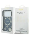 Etui Guess IML Peony Dot MagSafe do Apple iPhone 17 Pro niebieski