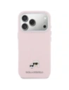 Etui Karl Lagerfeld Karl & Choupette Head Pins Saffiano MagSafe do Apple iPhone 17 Pro różowy