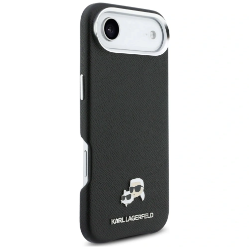 Etui Karl Lagerfeld Karl & Choupette Head Pins Saffiano MagSafe do Apple iPhone Air czarny