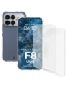 Elastyczne etui + 2x folia na ekran Bizon Case Clear Pack do Xiaomi POCO F8 Ultra