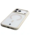 Etui z pierścieniem magnetycznym + szkło hartowane Bizon MatteO Pack do Apple iPhone 17 Pro Max przydymione-beżowe