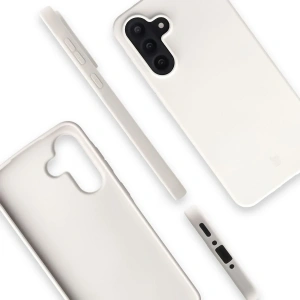 Etui z recyklingu Bizon Case ReLeaf do Samsung Galaxy A56 5G białe