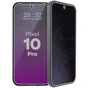 Prywatyzujące szkło hybrydowe Bizon Glass Mule Shadow do Google Pixel 10 Pro matowe