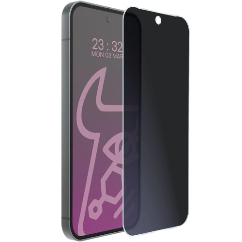 Prywatyzujące szkło hybrydowe Bizon Glass Mule Shadow do Google Pixel 10 Pro matowe