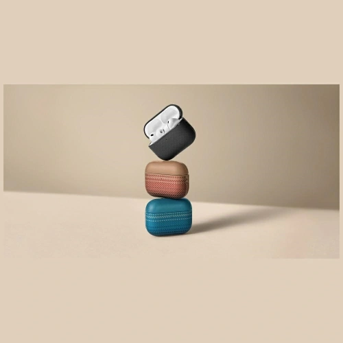 Etui PITAKA Aramid Fiber do Apple AirPods Pro 3 moonrise