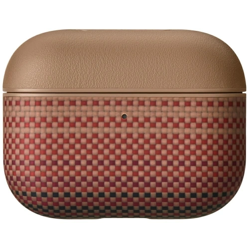 Etui PITAKA Aramid Fiber do Apple AirPods Pro 3 sunset