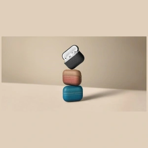 Etui PITAKA Aramid Fiber do Apple AirPods Pro 3 sunset