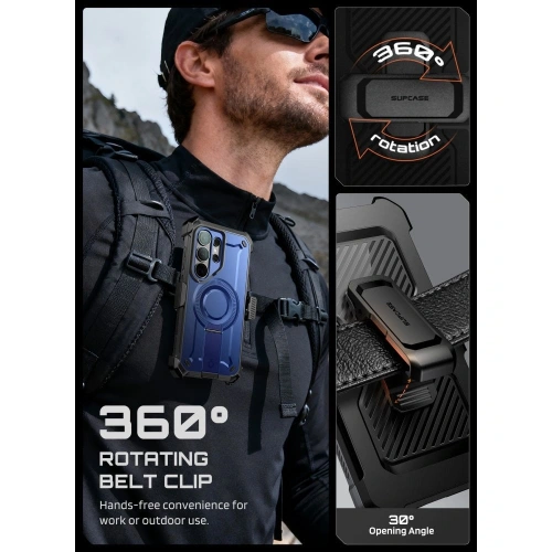 Etui Supcase Unicorn Beetle Pro Mag MagSafe do Samsung Galaxy S26 Ultra Cobalt