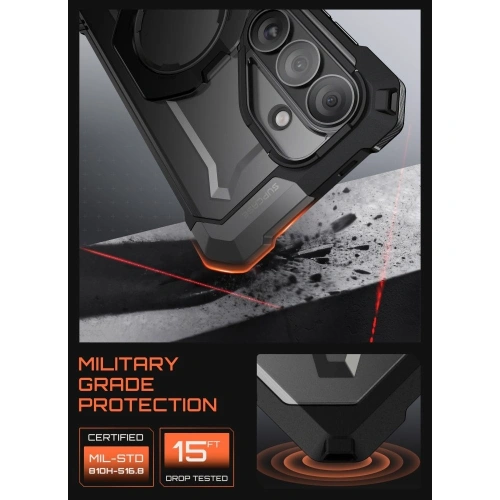 Etui Supcase Unicorn Beetle Grip Mag MagSafe do Samsung Galaxy S26 Black