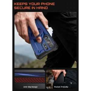 Etui Supcase Unicorn Beetle Grip Mag MagSafe do Samsung Galaxy S26 Ultra Cobalt