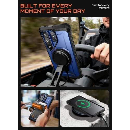 Etui Supcase Unicorn Beetle Grip Mag MagSafe do Samsung Galaxy S26 Ultra Cobalt