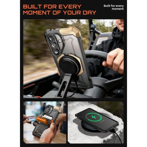 Etui Supcase Unicorn Beetle Grip Mag MagSafe do Samsung Galaxy S26 Desert