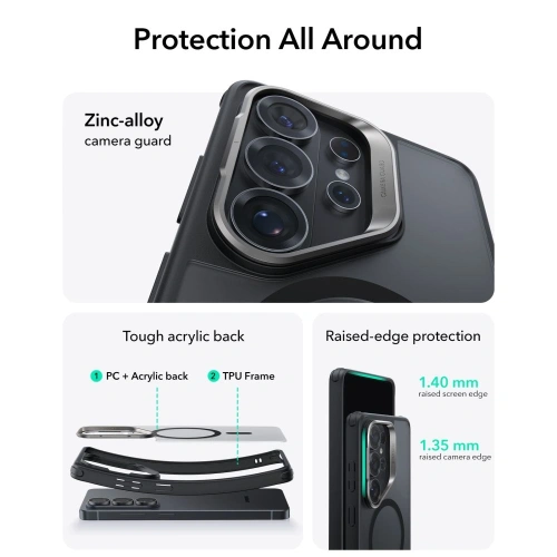 Etui ESR Classic Hybrid Kickstand MagSafe do Samsung Galaxy S26 Ultra Frosted Black