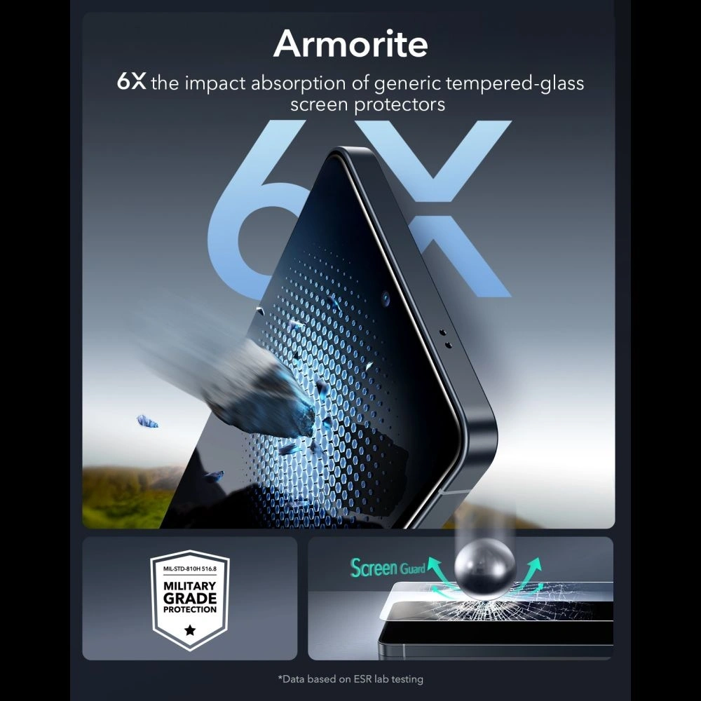 Szkło hartowane ESR Ultrafit Armorite Tempered Glass do Samsung Galaxy S26 Ultra Clear [2 PACK]