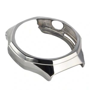 Etui z osłoną ekranu Bizon Case Watch Felipe do Huawei Watch GT6 Pro 46mm srebrne