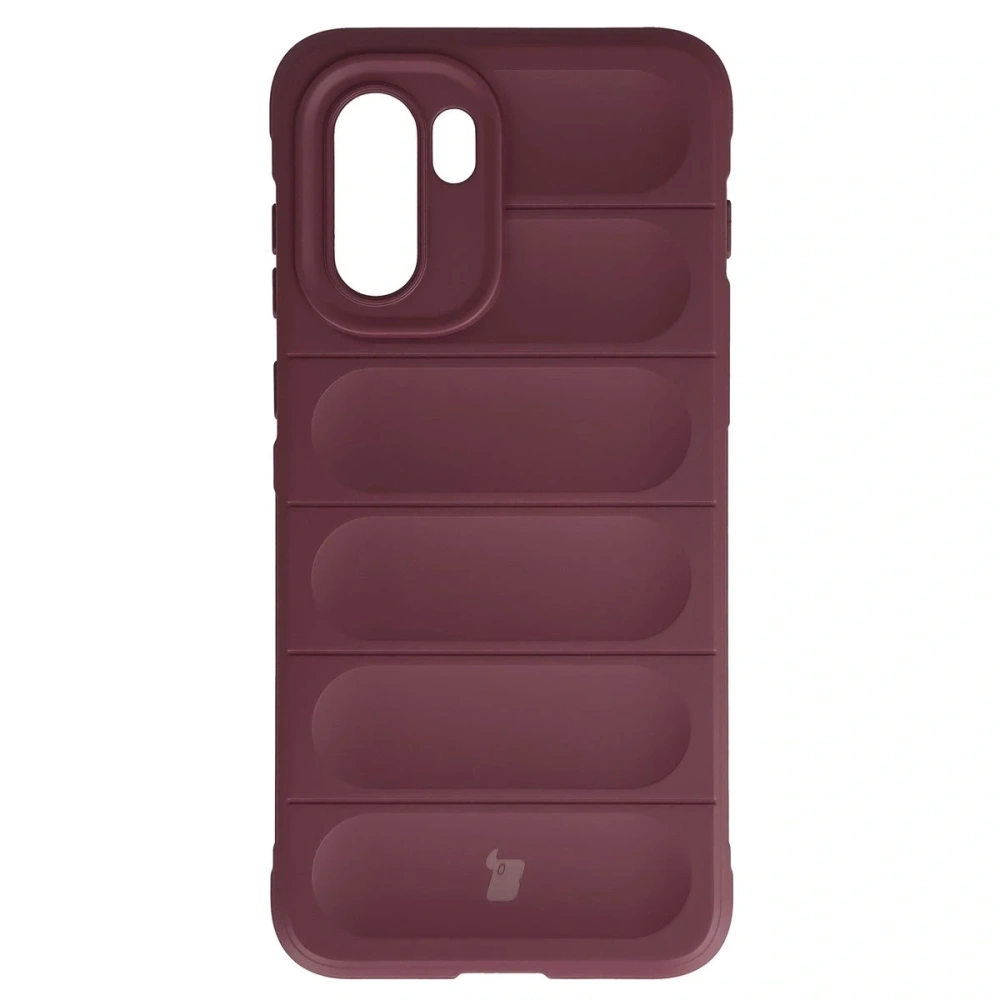 Pancerne etui Bizon Case Tur do OnePlus 15R burgundowe