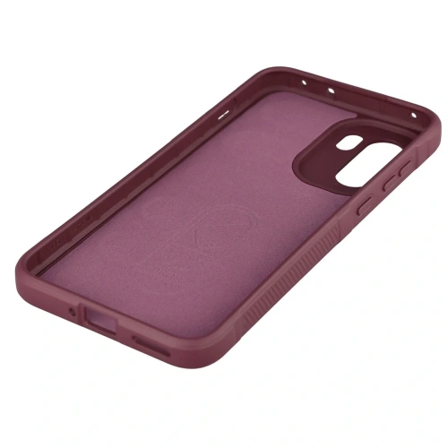 Pancerne etui Bizon Case Tur do OnePlus 15R burgundowe