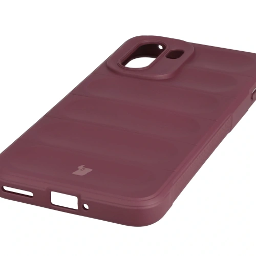 Pancerne etui Bizon Case Tur do OnePlus 15R burgundowe