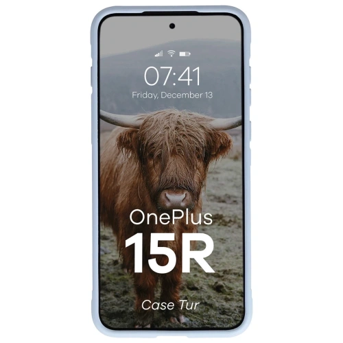 Pancerne etui Bizon Case Tur do OnePlus 15R jasnoniebieskie