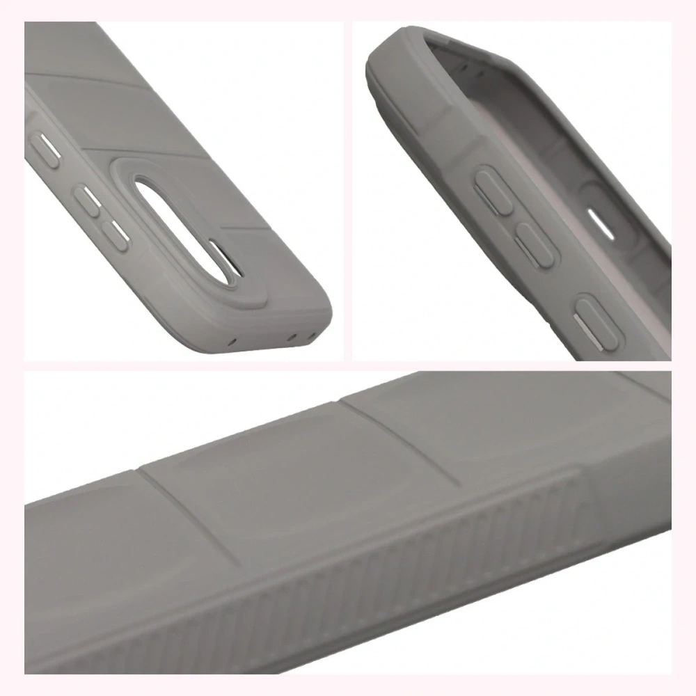 Pancerne etui Bizon Case Tur do OnePlus 15R jasnoszare