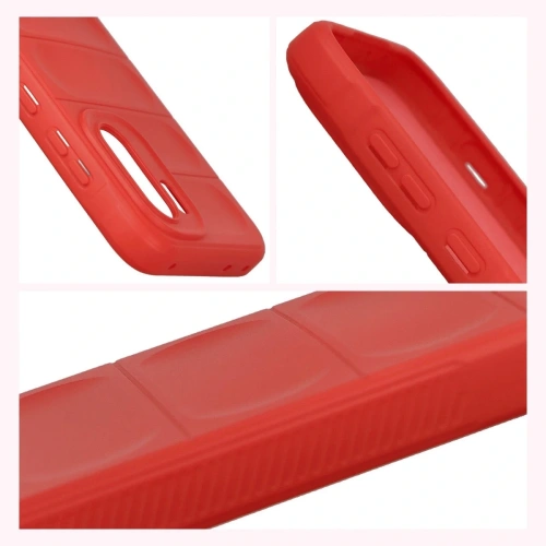 Pancerne etui Bizon Case Tur do OnePlus 15R czerwone