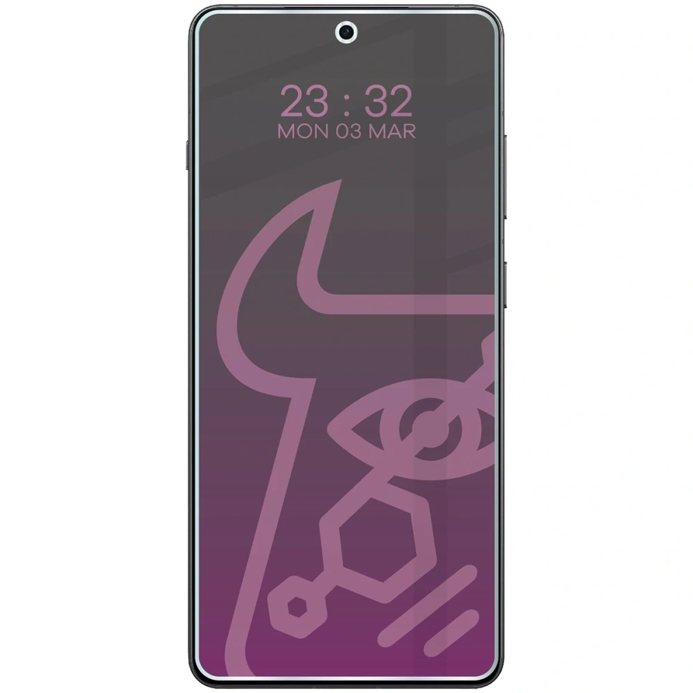 Prywatyzujące szkło hybrydowe Bizon Glass Mule Shadow do OnePlus 13R matowe