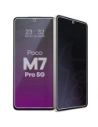 Prywatyzujące szkło hybrydowe Bizon Glass Mule Shadow do Xiaomi Poco M7 Pro 5G matowe