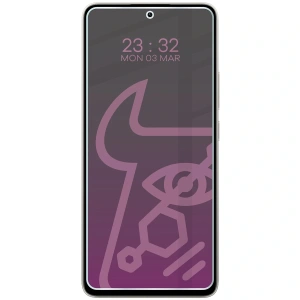 Prywatyzujące szkło hybrydowe Bizon Glass Mule Shadow do Xiaomi Poco M7 Pro 5G matowe