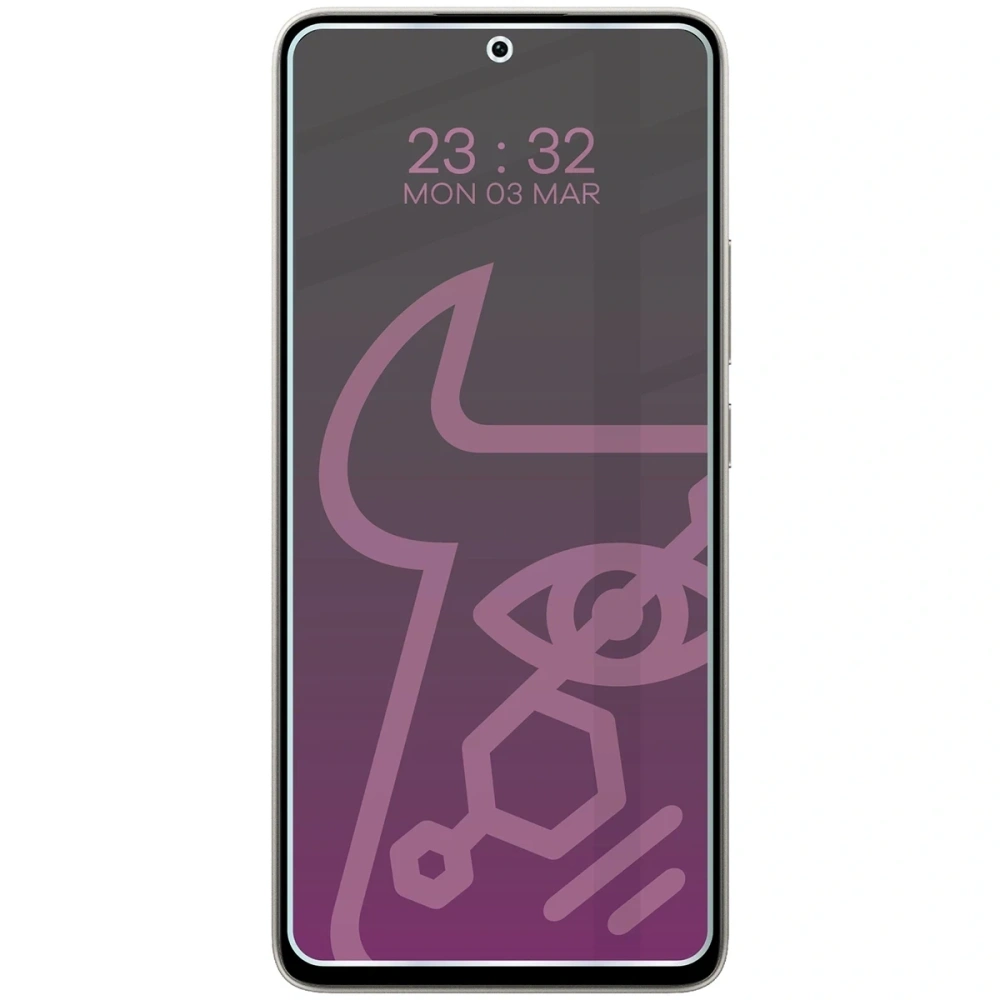 Prywatyzujące szkło hybrydowe Bizon Glass Mule Shadow do Xiaomi Poco M7 Pro 5G matowe