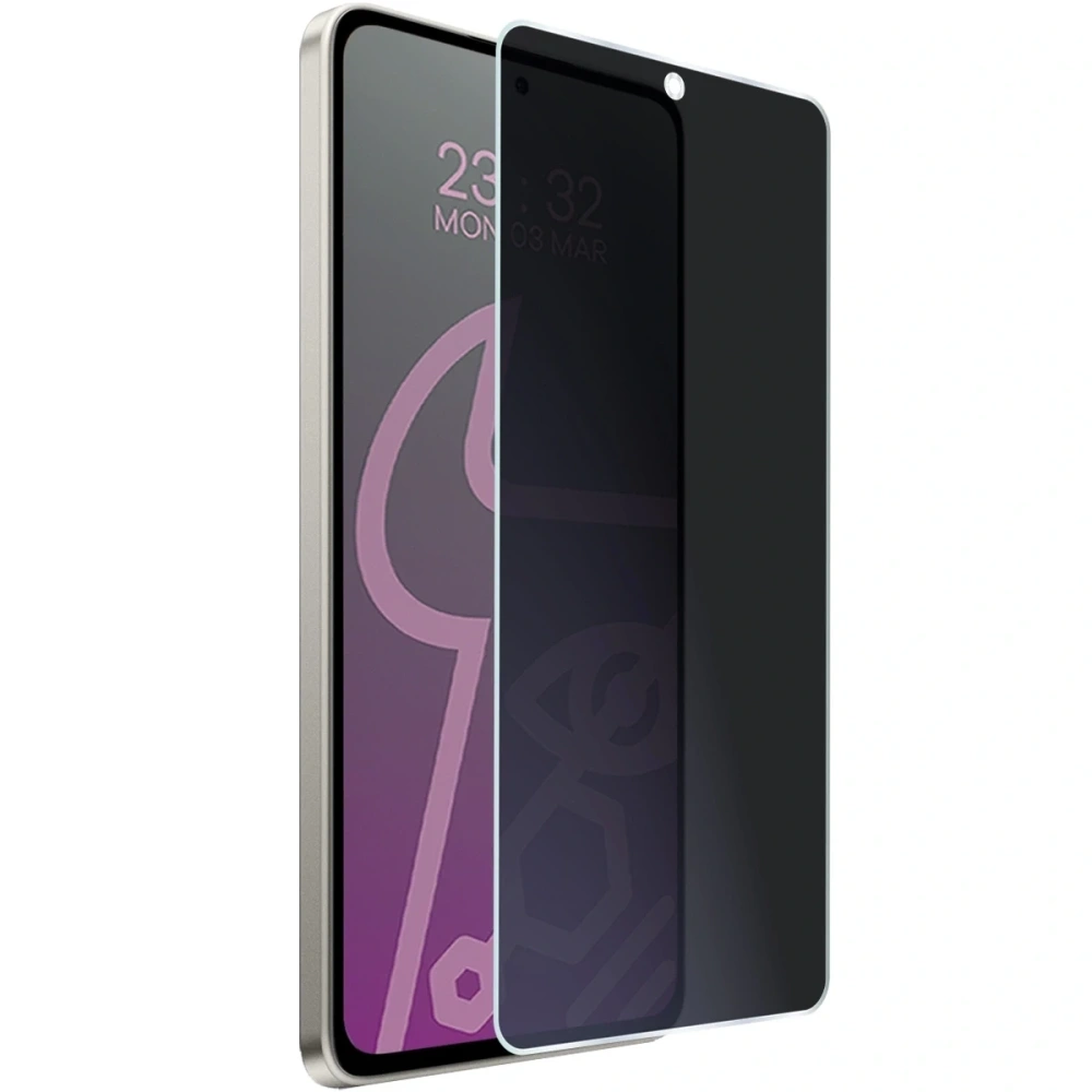 Prywatyzujące szkło hybrydowe Bizon Glass Mule Shadow do Xiaomi Poco M7 Pro 5G matowe